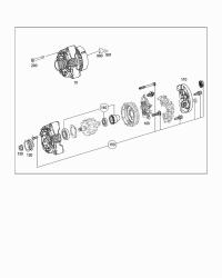 0141540102-ALTERNATOR 14V/150A-S(W220)199