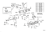 553030K010E0-PANEL SUB-ASSY, INSTRUMENT, LOWER