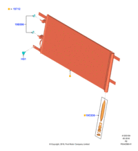 HC3Z19712A-CONDENSER ASSY
