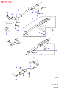 BP4840581A-GASKET,W.PUMP INLET
