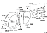 6791360081B0-PLATE, FRONT DOOR SCUFF, RH