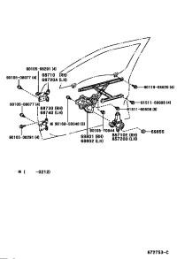 8571002060-MOTOR ASSY, POWER WINDOW REGULATOR, RH