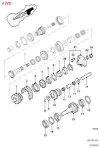 M50117945-CHAIN,SPROKET-FRONT DRIVE