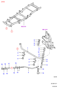 UH7434156-BUSH,STABILIZER-FRT