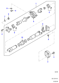 SA5125300-SUPPORT & BEARING,C