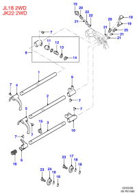 M50117404D-FORK,SHIFT (3RD & 4TH)