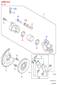 UHY13398Z-CALIPER(R),PADLESS-FR