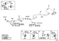 17410F2350-PIPE ASSY, EXHAUST, FRONT