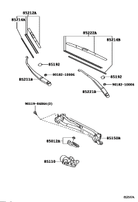 8515021080-LINK ASSY, WIPER