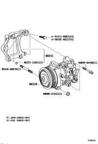 8831008081-COMPRESSOR ASSY, W/PULLEY