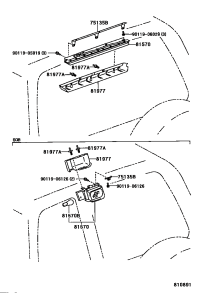 8157060021-LAMP ASSY, CENTER STOP