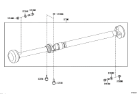 3710030B90-SHAFT ASSY, PROPELLER W/CENTER BEARING