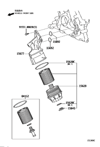 1567738040-BRACKET, OIL FILTER