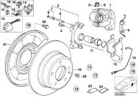 34351182533-BRAKE SENSOR FRT 580MM 750/E38