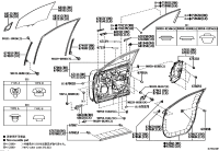 6862078021-CHECK ASSY, FRONT DOOR, LH