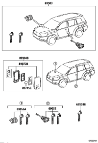899040E041-TRANSMITTER SUB-ASSY, ELECTRICAL KEY