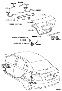 6446152032-WEATHERSTRIP, LUGGAGE COMPARTMENT DOOR