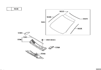 55708YL010-LOUVER SUB-ASSY, COWL TOP VENTILATOR