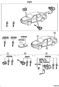 8990433181-TRANSMITTER SUB-ASSY, ELECTRICAL KEY