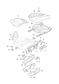 L5WD881106AB-Seat frame