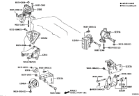 123050T100-INSULATOR SUB-ASSY, ENGINE MOUNTING, RH