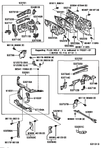 5320106900-SUPPORT SUB-ASSY, RADIATOR