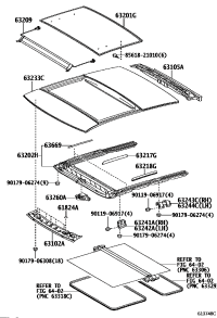 6323321020-PANEL, SLIDING ROOF HOUSING