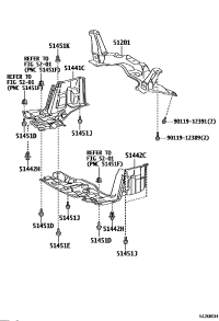 5144152180-COVER, ENGINE UNDER, RH