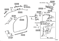 6248021060B0-GARNISH ASSY, ROOF SIDE, INNER LH