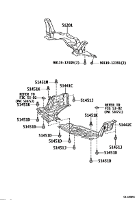 5144152250-COVER, ENGINE UNDER, RH