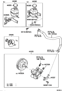 0444606060-GASKET KIT, POWER STEERING PUMP