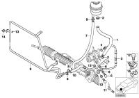32411131540-RADIATOR HOSE W124/E200/E220