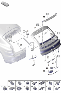 9Y3827851C-Drive unit for boot lid