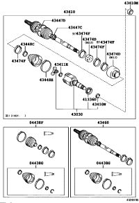 9031134035-OIL SEAL, FRONT DRIVE SHAFT, RH