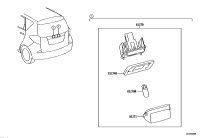 812700D120-LAMP ASSY, LICENSE PLATE