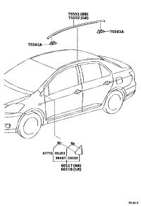 6011752040-COVER SUB-ASSY, FRONT PILLAR, UPR RH