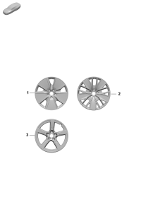 95C601025BBQO1-Alloy wheel Black turned a