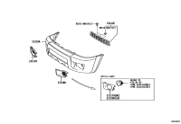 5211935903-COVER, FR BUMPER L/COLOR