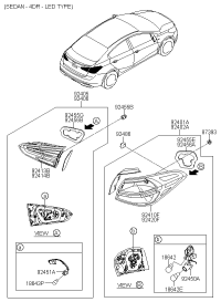 92401A7700-LAMP ASSY-REAR COMBINATION,LH
