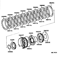3567730130-DISC, CLUTCH (FOR 1ST & REVERSE BRAKE)