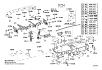 7396008050-AIR BAG ASSY, INSTRUMENT PANEL PASSENGER W/O DOOR