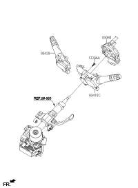 934101U111-SWITCH ASSY-LIGHTING & T/SIG
