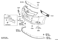 521190F921-COVER, FR BUMPER L/COLOR