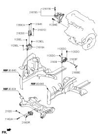 21830A7400-BRACKET ASSY-TRANSAXLE MTG
