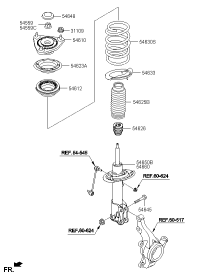 54610A5000-INSULATOR ASSY-STRUT
