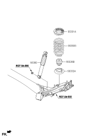 55300A7200-SHOCK ABSORBER ASSY-RR