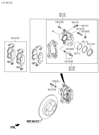 58101A7A01-PAD KIT-FR DISC BRAKE