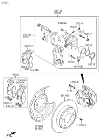 58302A7B31-PAD KIT-RR DISC BRAKE