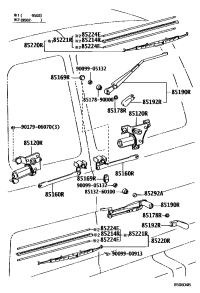 8524260021-BLADE ASSY, REAR WIPER