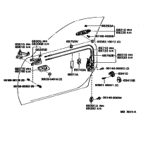 6941030040-PLATE ASSY, FRONT DOOR LOCK STRIKER